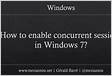 Enable Concurrent Sessions in Windows 7 SP1 build 760